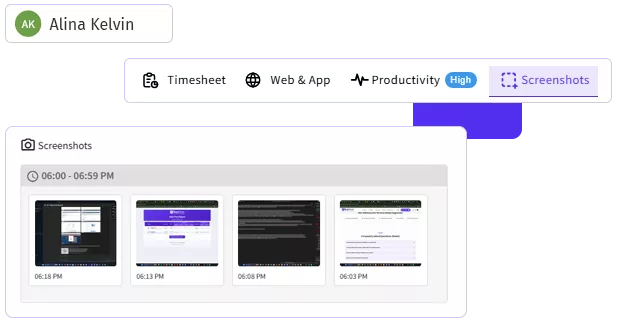 Activity Screenshots