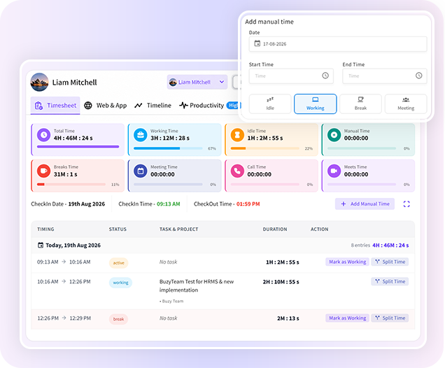 Time Tracking and Productivity